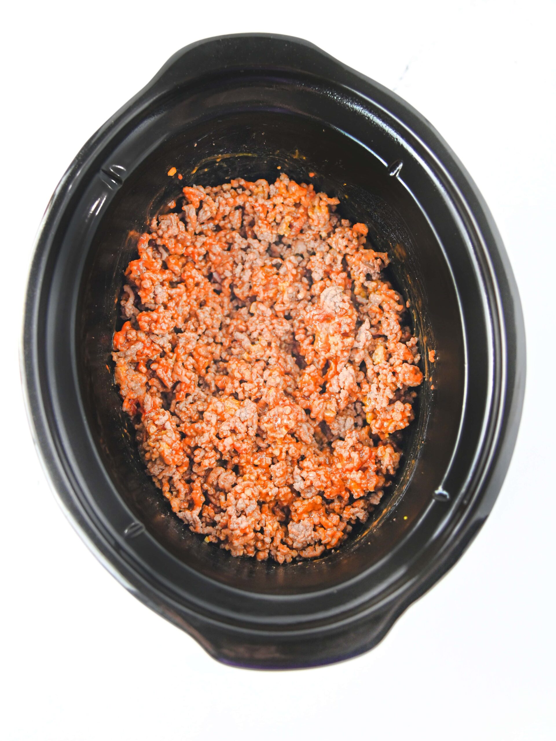 Crockpot Sloppy Joes Process Photo