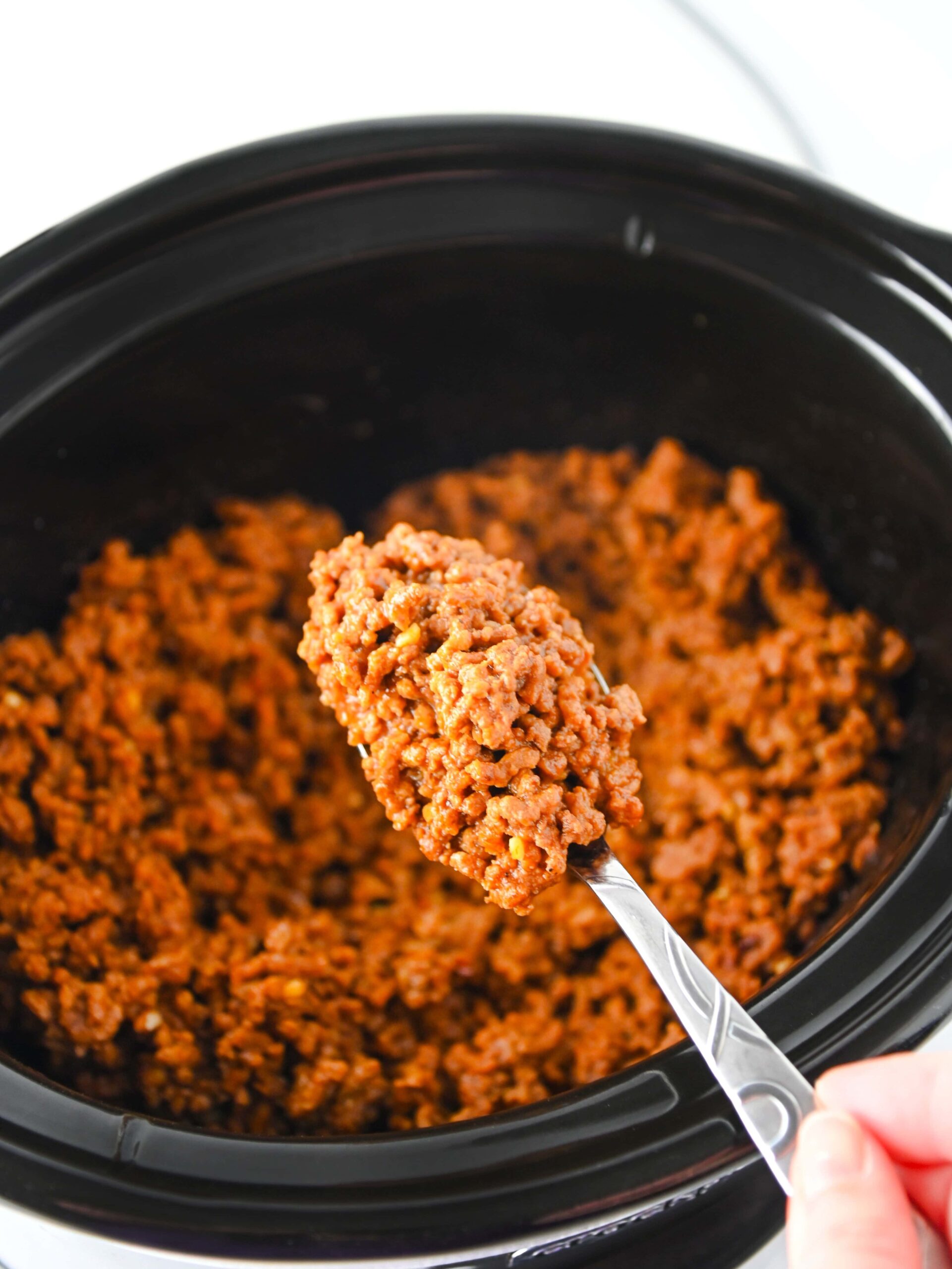 Crockpot Sloppy Joes Process Photo