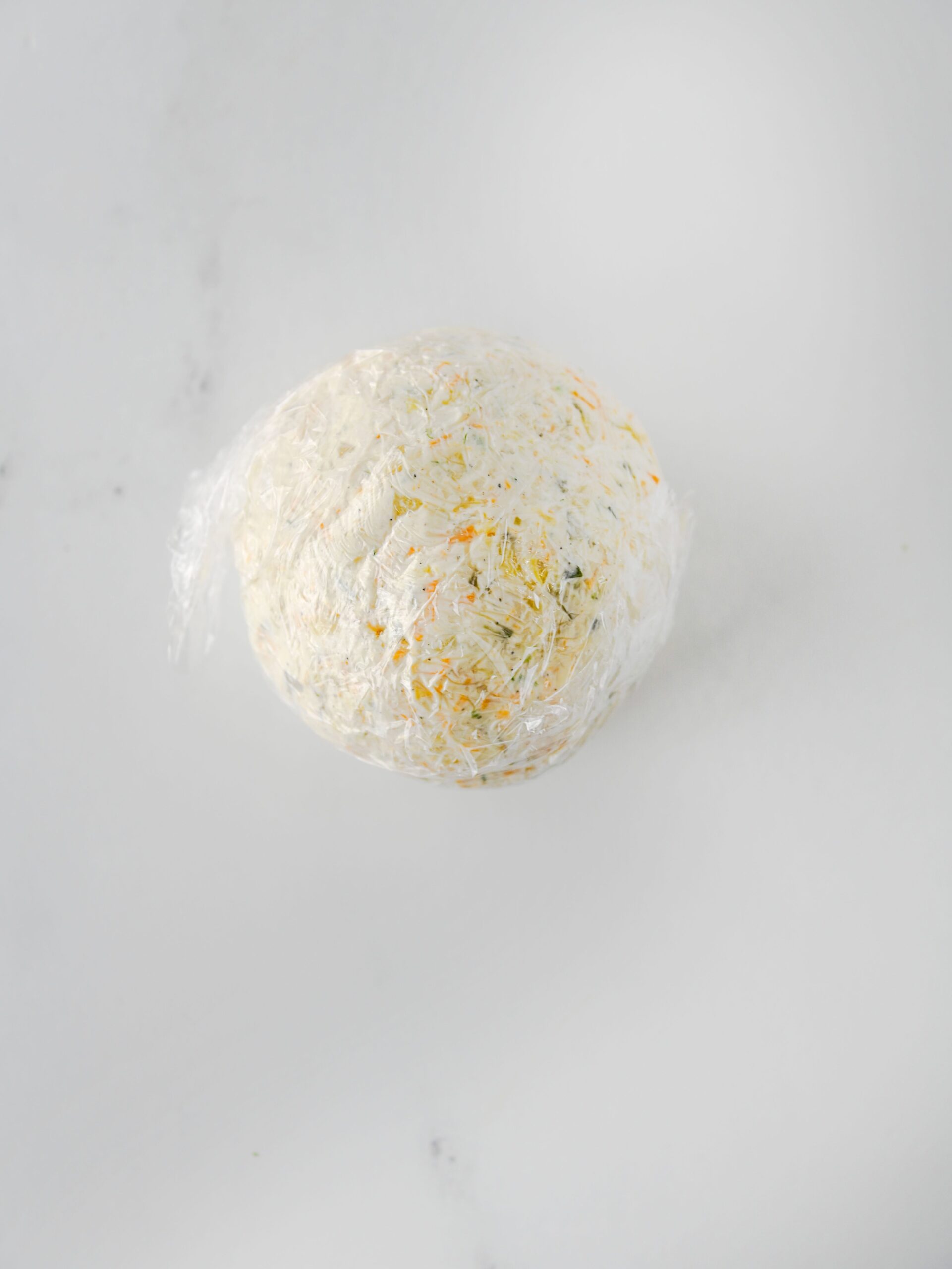 Dill Pickle Cheese Ball Process Photo