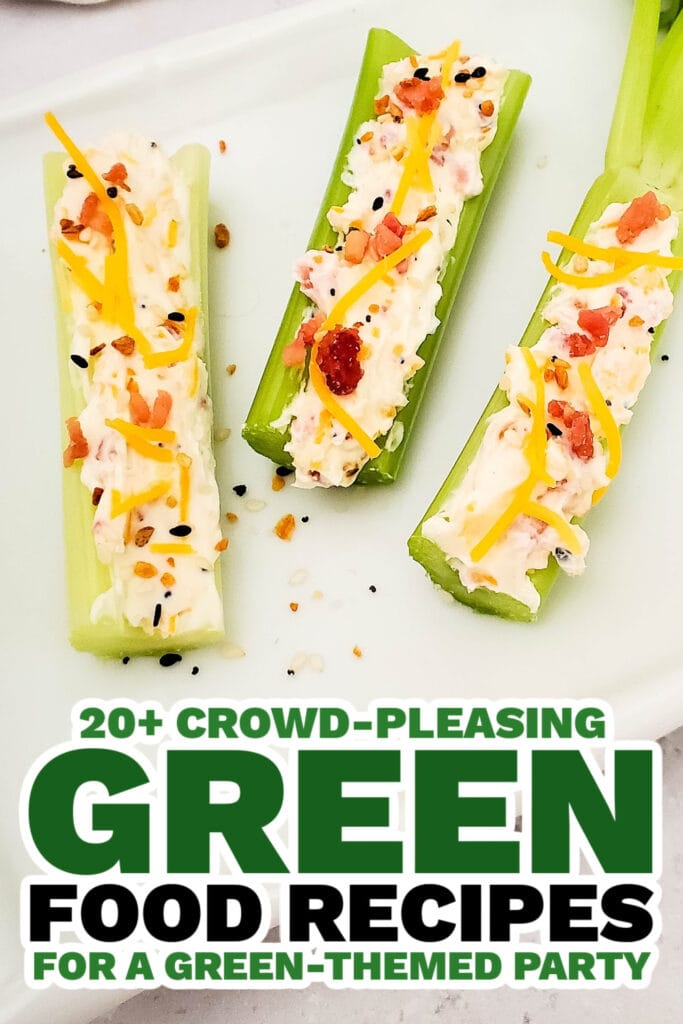 green food ideas - Bacon and Stuffed Celery