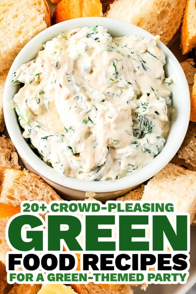 green food ideas - Creamy Spinach Dip