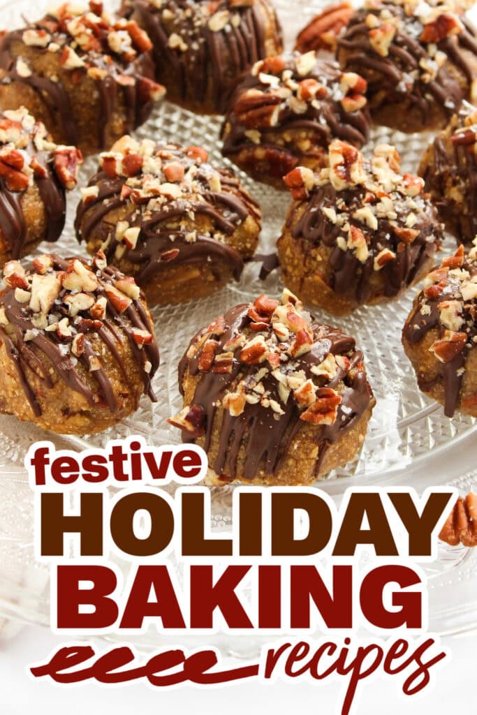 holiday baking recipes - Chocolate-Dipped Pecan Pie Balls copy