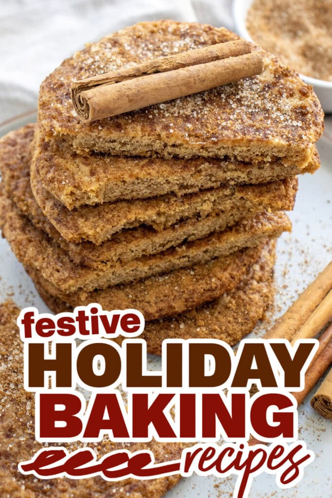 holiday baking recipes - Cinnamon Sugar Cookies copy