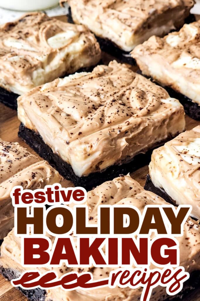 holiday baking recipes - Espresso Swirl Bars copy