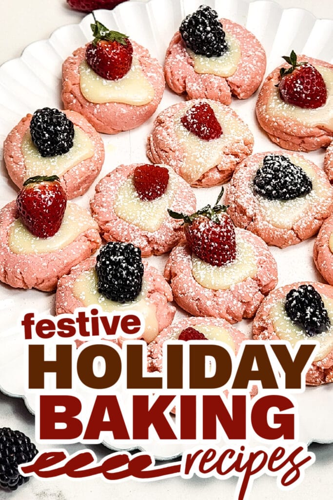holiday baking recipes - Fresh Berry Pink Sugar Cookies copy
