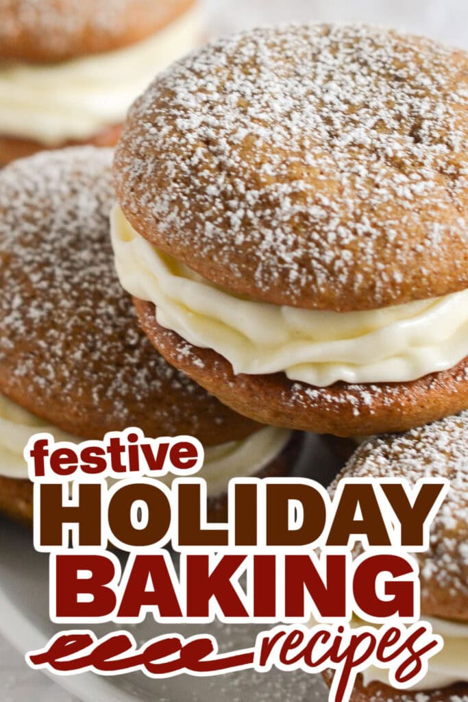 holiday baking recipes - Gingerbread Whoopie Pies copy