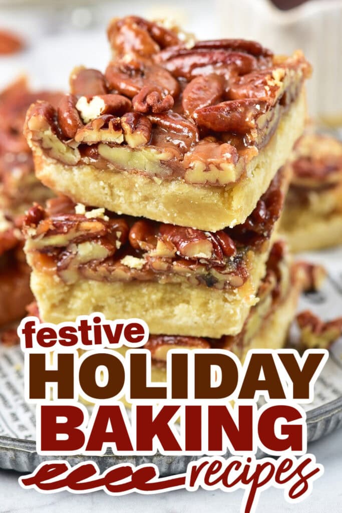 holiday baking recipes - Old-Fashioned Pecan Pie Bars copy