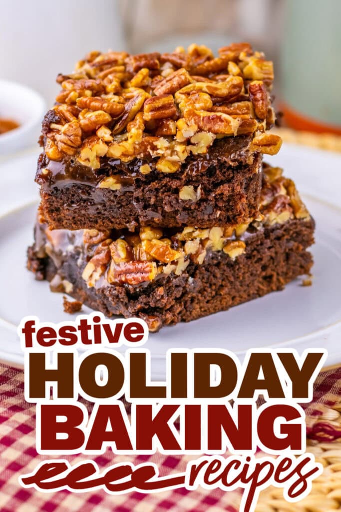 holiday baking recipes - Pecan Pie Brownies copy