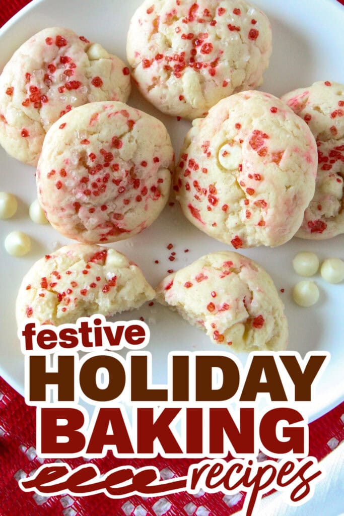 holiday baking recipes - Peppermint Cheesecake Cookies copy