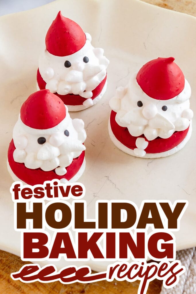 holiday baking recipes - Santa Claus Meringue Cookies copy