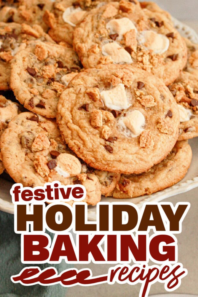 holiday baking recipes - S’more Cookies copy