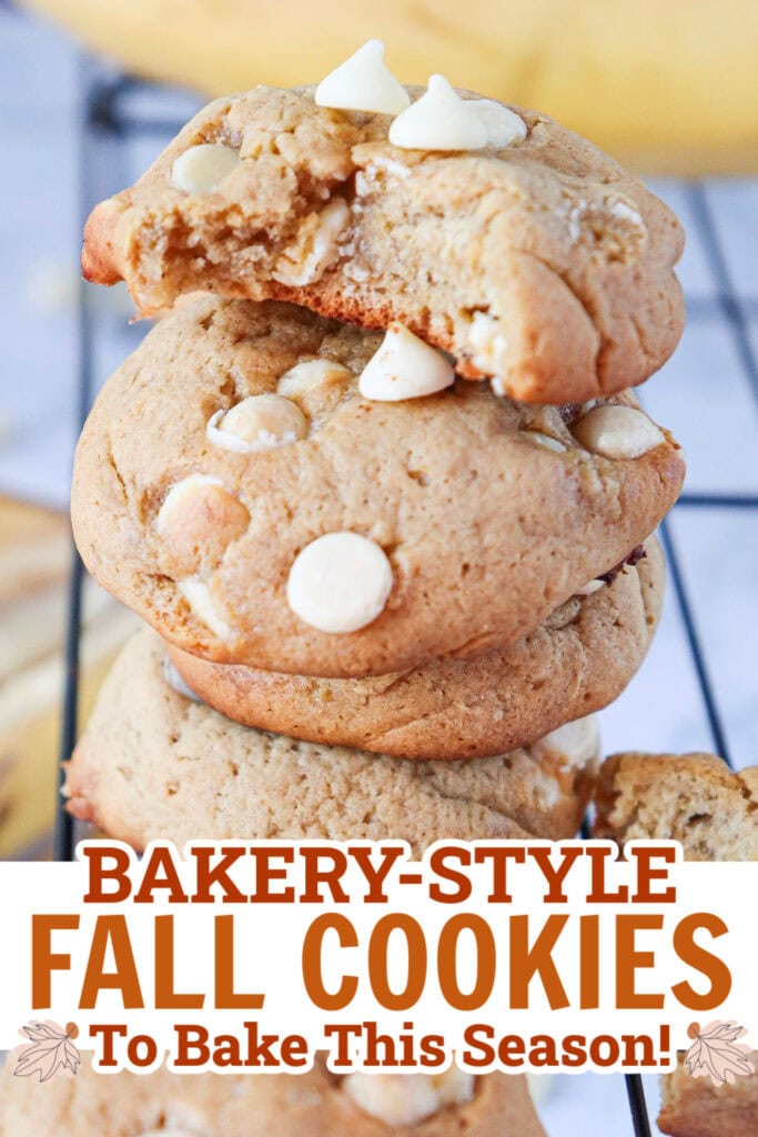 pinned fall cookies - Banana Pudding Cookies