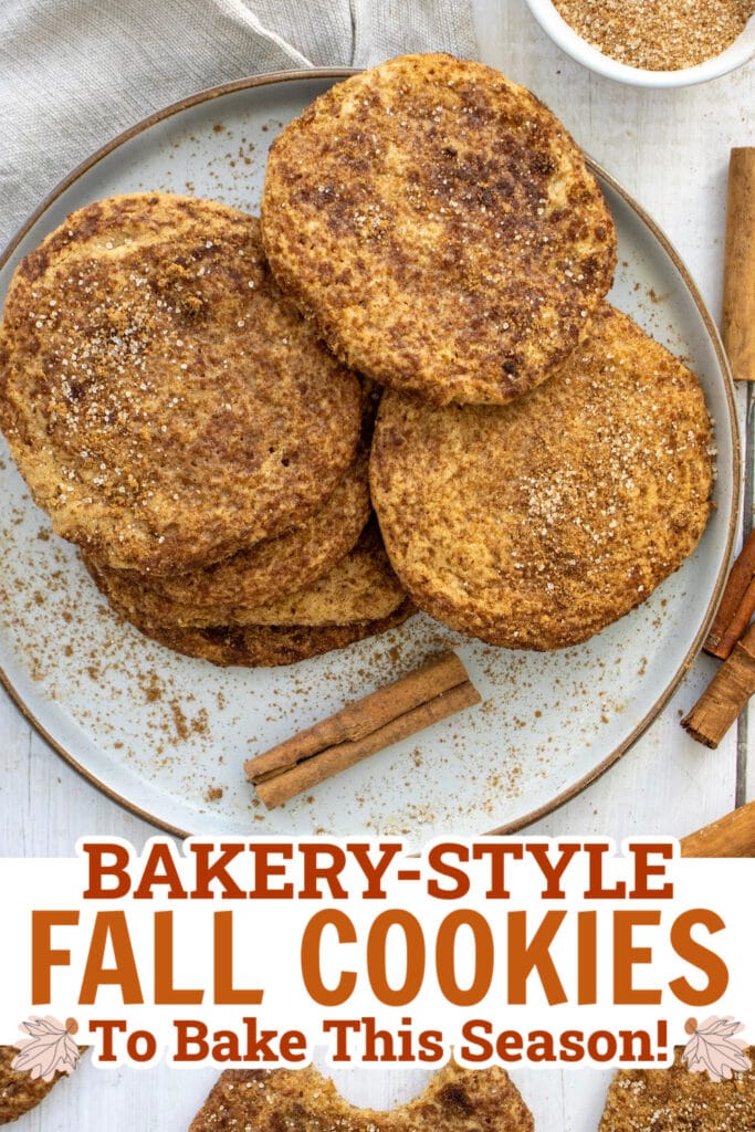 pinned fall cookies - Cinnamon Sugar Cookies