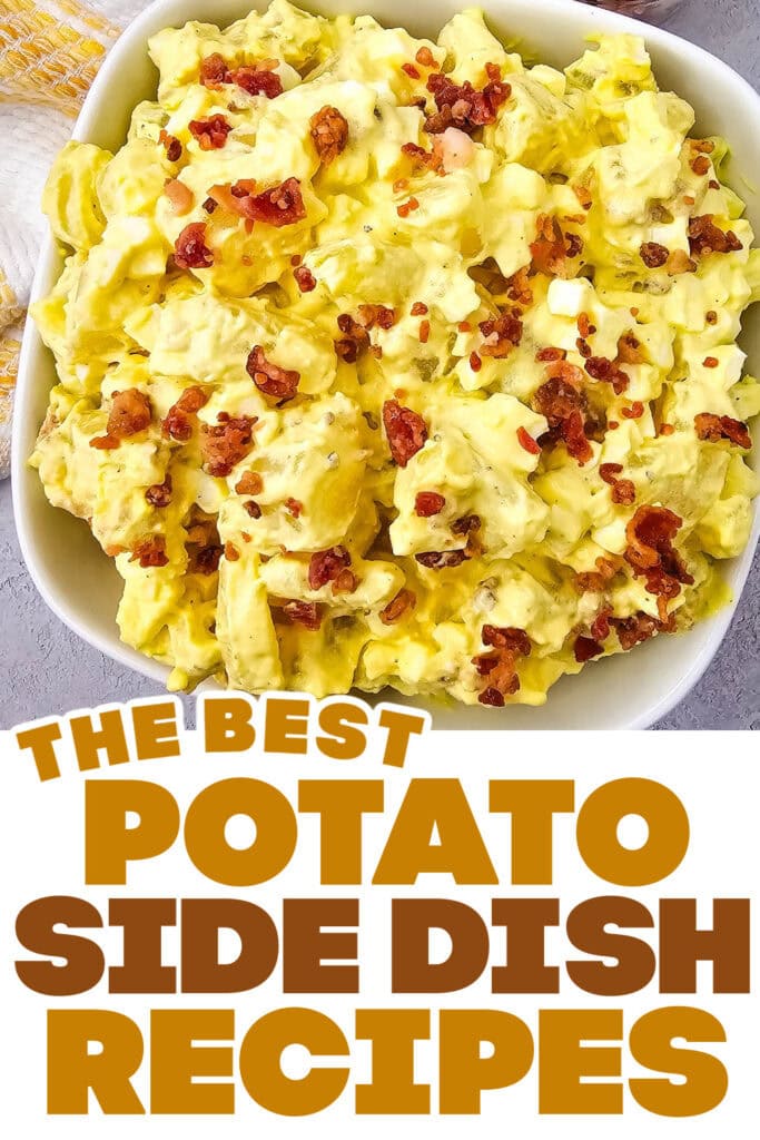 pinned potato side dish ideas - Deviled Egg Potato Salad