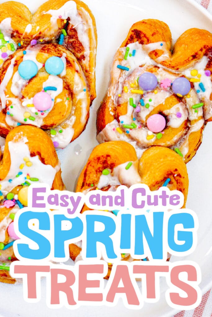 spring treats - Bunny Cinnamon Rolls copy