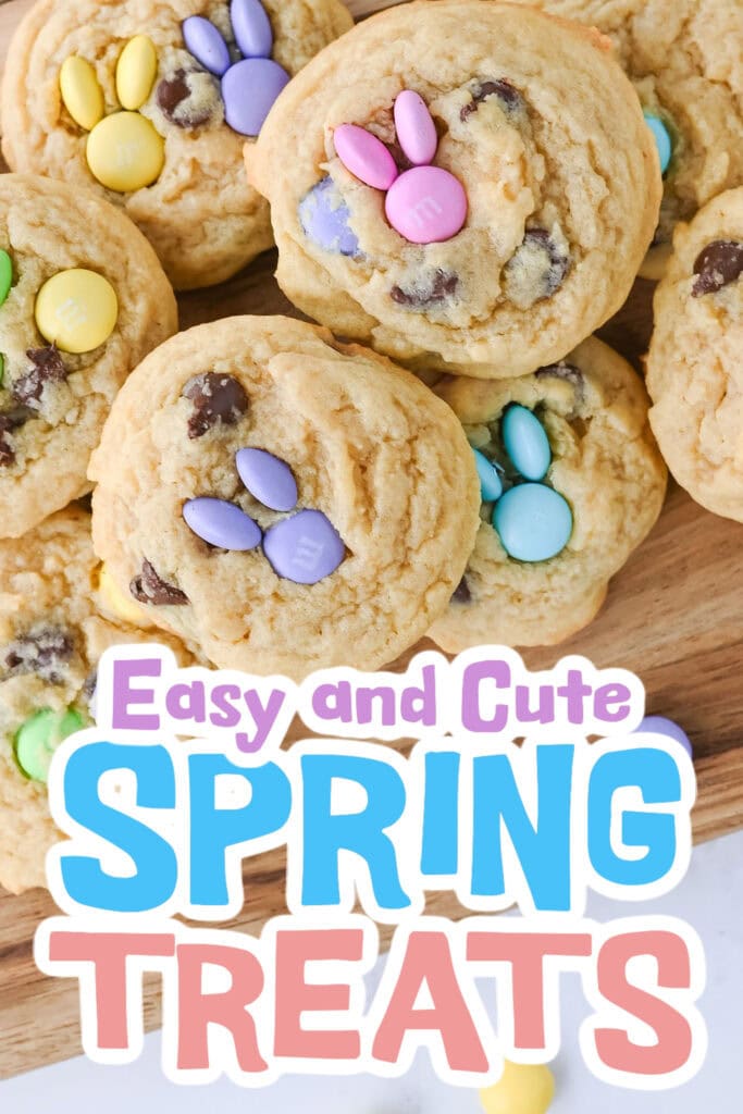 spring treats - Easter M&M Cookies copy