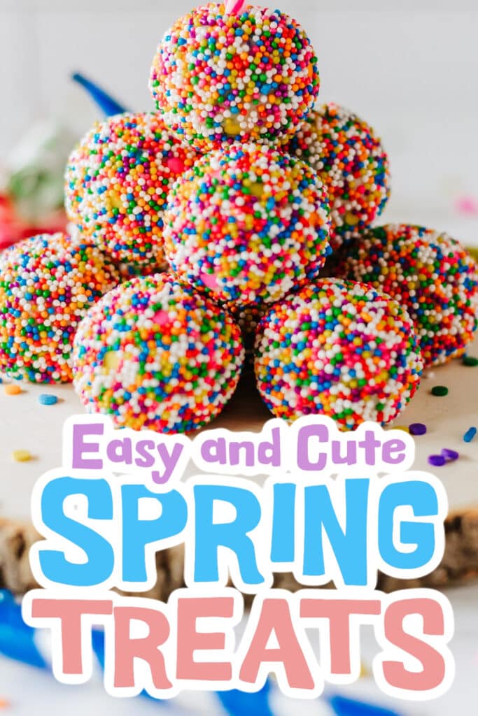 spring treats - Funfetti Cheesecake Bites copy