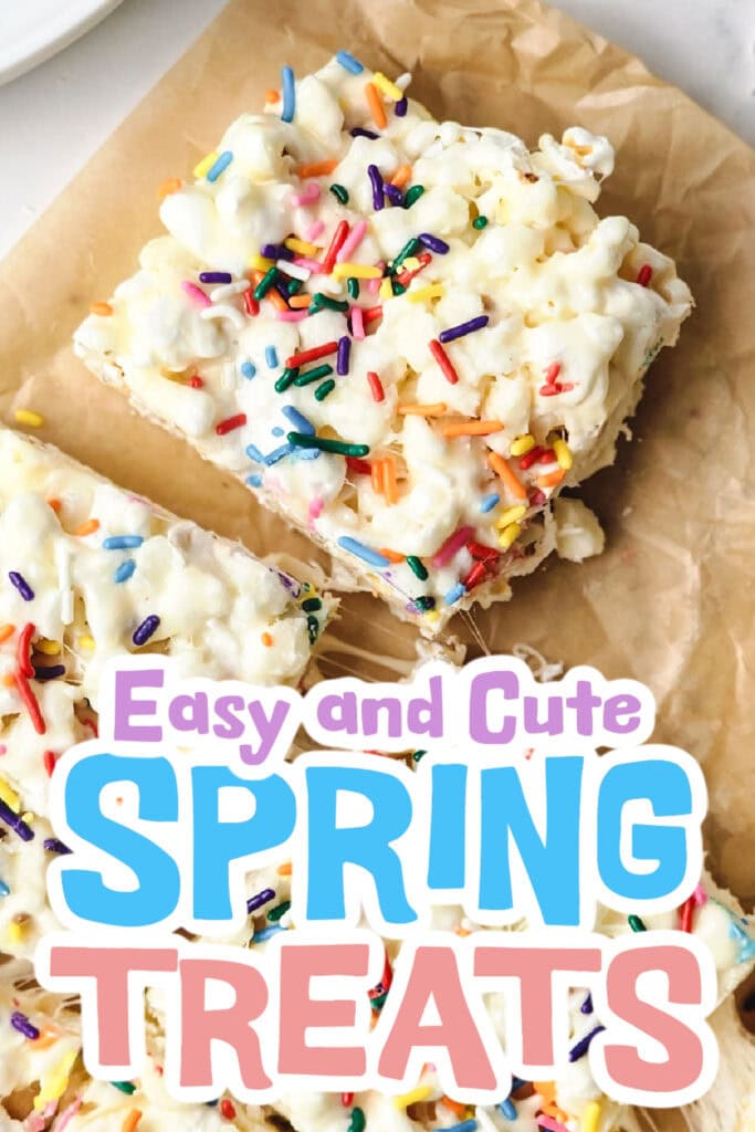 spring treats - Popcorn Marshmallow Treat copy